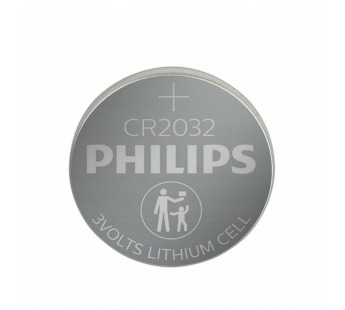 Элемент питания PHILIPS CR2032 5BL (5/100/1000/78000)#2110582