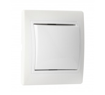 Выключатель SMARTBUY скрытая установка, 1-клавишный 10А белый "Венера" (SBE-01w-10-SW1-0) (1/10)#2123093