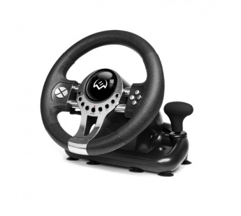 Игровой руль SVEN GC-W700 (педали, вибро, скоба, лепестки, АКПП, D-pad, 12 кл, резин. вставки, PC/Xinput)#2110635