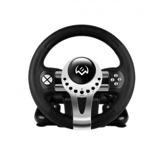 Игровой руль SVEN GC-W700 (педали, вибро, скоба, лепестки, АКПП, D-pad, 12 кл, резин. вставки, PC/Xinput)#2110634