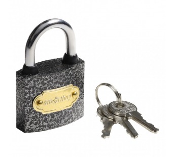 Замок навесной SMARTBUY корпус 32*30 мм, дужка d5 мм, 3 кл. (1/240)#2111159