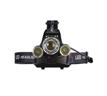 Фонарь SMARTBUY SBF-HL053 налобный, светодиодный T6+2XPE, налобный ремень, 18650/1200mAh, 5W, 1350lm, ABS, 4 режима (1/50)#2110593