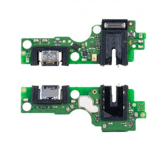 Шлейф для Tecno Spark 30 5G (KL8) плата на системный разъем/разъем гарнитуры/микрофон - Премиум#2119612