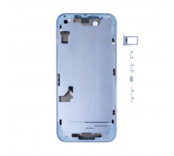 Корпус для iPhone 14 (1 Sim) Синий - Премиум#2121491