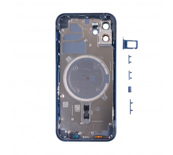 Корпус для iPhone 12 (A2403) (1 Sim) Синий - Премиум#2121505