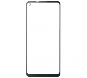 Стекло для переклейки на Samsung A217F Galaxy A21s + OCA (черный)#2125496