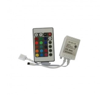Ecola LED strip RGB IR controller 6A 72W 12V (144W 24V) с инфракрасным пультом управления (1/100)#2120396