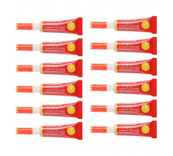 Супер-клей SMARTBUY (универсальный, сверхпрочный), 3 гр.,лента BL-12 (ЦЕНА за ленту из 12шт!!!) (SBT-SG-1P2) (12бл/48бл)#2110845