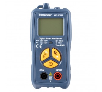 Мультиметр SMARTBUY DT135, автоматический, многофункц., в комплекте щупы, эл. питания (1)#2123149