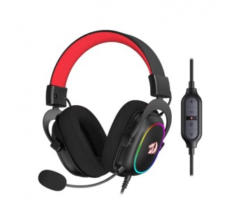 Гарнитура игровая REDRAGON Zeus X RGB, объемный звук 7.1, USB, черный (1/10)#2129566