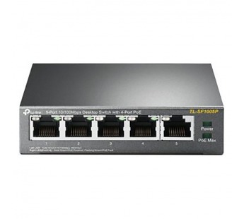 Коммутатор TP-LINK TL-SF1005P 5x100Mb 4PoE 58W неуправляемый (1/12)#2126744