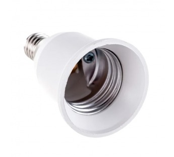 Переходник TDM E14-E27, белый (200)#2111084