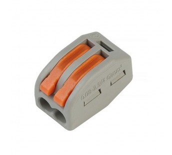 Строительно монтажные клеммы SmartBuy с рычагами, 2 отверстия, 0,5-4 мм2 (SBE-cwcc-2) (50/2000)#2110993