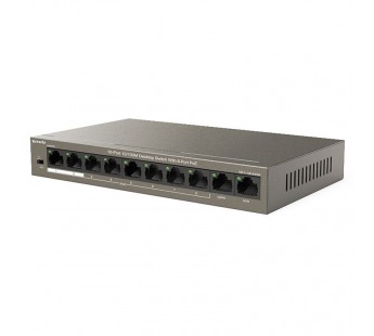 Коммутатор TENDA TEF1110P-8-63W, неуправляемый 8 портовый PoE, 8*10/100 Mbps Base-TX (Data/Power) 2*10/100 Mbps Base-TX(Data) (1/10)#2126944