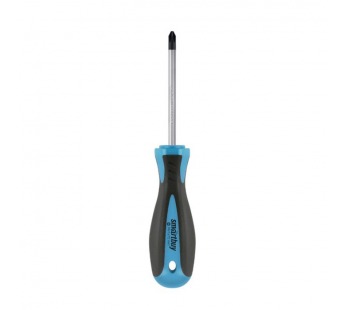 Отвертка крестовая SMARTBUY PH 1x75, эргономичная 2х-компонентная рукоятка, CR-V, магнит (1/180)#2110998