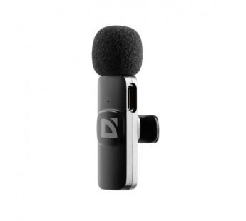 Микрофон петличный DEFENDER Talky-137 wrls, петличка, 2.4G, черный (1/100)#2123218