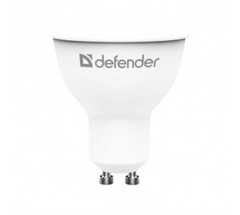 Лампа светодиодная DEFENDER MR16 10Вт GU10 4000К софит нейтральный белый (10/100)#2111001