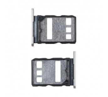 Держатель SIM для Huawei Nova Y72/Y72S/Y63 (MGA-LX3/GFY-LX1) Серебро#2119524