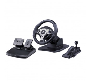 Игровой руль Glazer черн,PC/PS/Xbox/Switch,педали#2113617