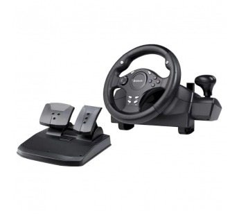 Игровой руль Rager черн,PC/PS/Xbox/Switch,педали#2113612