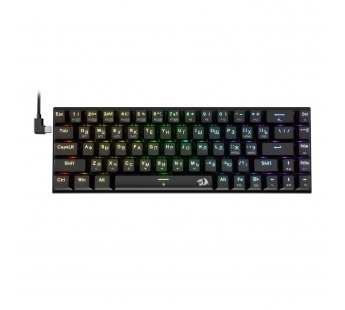 Беспроводная клавиатура Ryze Pro RU,RGB,BT/2.4G,черн,maple#2138215