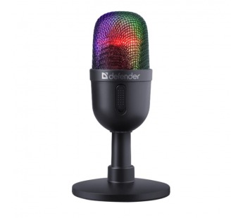 Игровой стрим микрофон Forte GMC 350 USB, RGB, провод 2 м#2111635