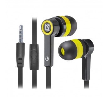 Гарнитура для смартфонов Pulse 420 черный + желтый, вставки#2111364