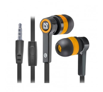 Гарнитура для смартфонов Pulse 420 черный + оранжевый, вставки#2111363