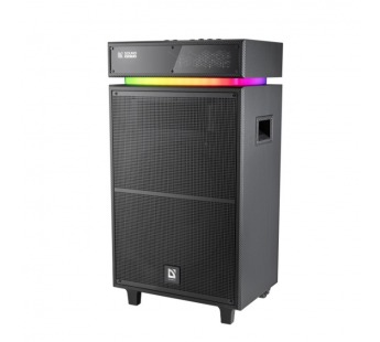 Портативная колонка Sound Factory 140Вт, BT/USB/TF/FM/15"/wooden#2111585