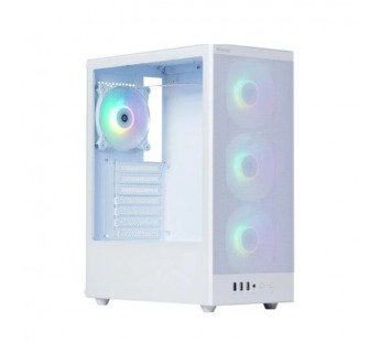 Корпус компьютерный RaptorX белый,ATX,4fans,switch&M/BSync#2158924