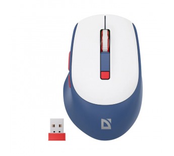Беспроводная оптическая мышь Belsa MB-249 бел/син,6кн,2.4G+BT,500мАч#2111468