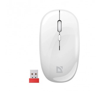 Беспроводная оптическая мышь Calessa MB-252 Бел,4кн,2.4G+BT,500мАч,радуж#2111470