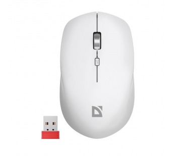 Беспроводная оптическая мышь Velvet MB-406 бел,2.4ГГц+BT,1600dpi,4кн,АКБ#2111484