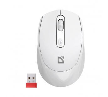 Беспроводная оптическая мышь Vision MS-376 бел,2.4ГГц+BT,1600dpi,4кн,АКБ#2111486