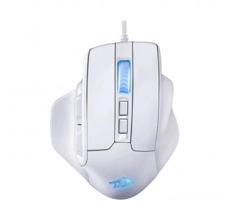 Проводная игровая мышь Bullseye белый,RGB,7кн,12400dpi#2111495