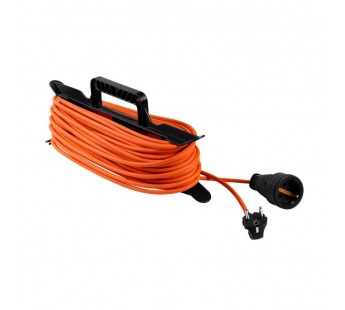 Силовой удлинитель ExtF2G-01-50 6А, 50м, без заземл., рамка#2111278