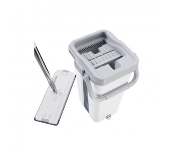 Набор для уборки со шваброй CM-401 серый, ведро 5л, 2 насадки#2111294