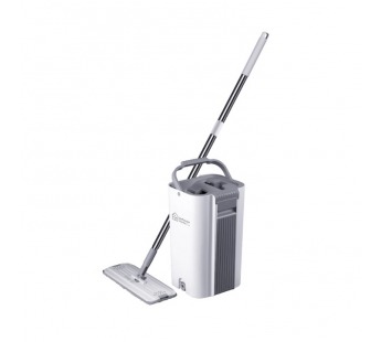 Набор для уборки со шваброй CM-402 серый, ведро 5,5л, 2 насадки#2111295