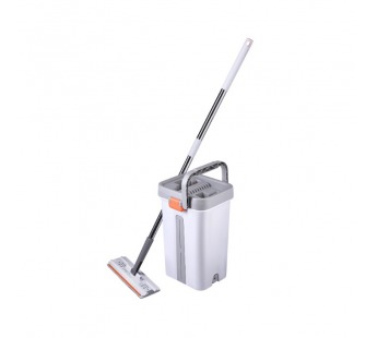 Набор для уборки со шваброй CM-407 серый, щеточка, 5л, 2 насадки#2111299
