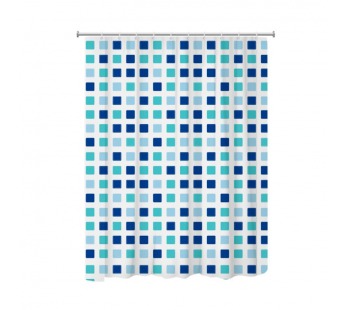 Штора для ванной Geometry Eco-02 180x180cм,70г/м2, квадрат,цвет#2111316