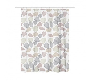 Штора для ванной Harmony Eco-01 180x180cм,70гм2,листья цветные#2111312