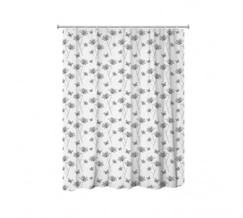 Штора для ванной Nature Eco-01 180x200cм,27г/м2, фенхель#2111309