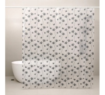 Штора для ванной Nature Eco-01 180x200cм,27г/м2, фенхель#2116705