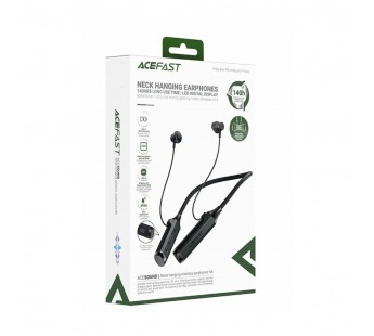 Беспроводные наушники Bluetooth Acefast N6 (вакуумные, активное шумоподавление) Черный#2136952