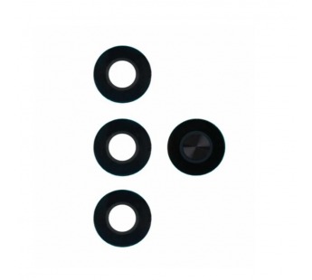 Стекло камеры для Huawei Honor X8c (ABR-LX1) (комплект 4 шт.) Черный#2134916