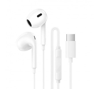 Проводные наушники Type-C BOROFONE BM100 Max белые#2119485