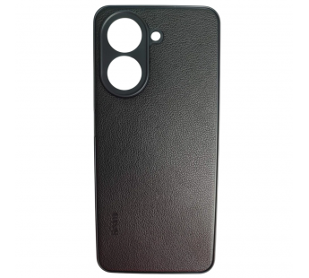 Чехол силиконовый Xiaomi Redmi A5/POCO C71 под кожу с логотипом черный#2113146