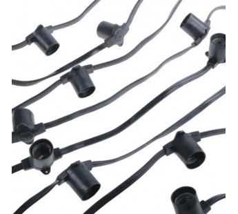 Гирлянда уличная БЕЛТ ЛАЙТ 100 метров, под 300 ламп E27 плоский провод, шт#2119931