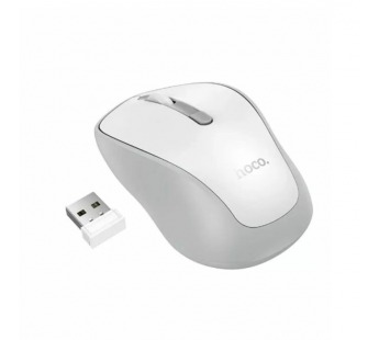 Мышь беспроводная HOCO GM41 Bluetooth + 2.4 Гц (белый)#2125425