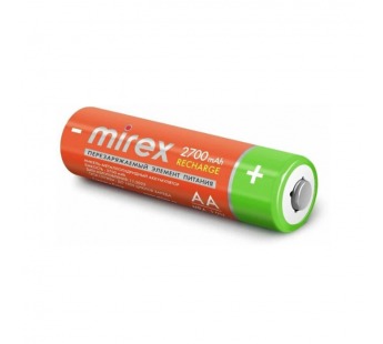 Аккумулятор Ni-MH Mirex HR6 / AA 2700mAh 1,2V 2 шт (2/20/100), ecopack#2117128